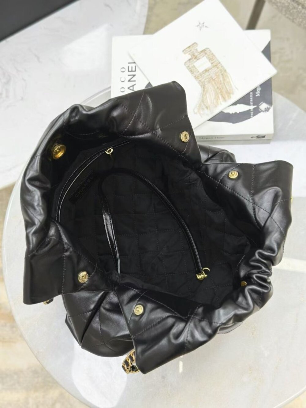 Chanel Small 22 Chain Hobo Quilted Calfskin - Picture 8 of 8